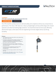 FP723760LE Spec Sheet page 1
